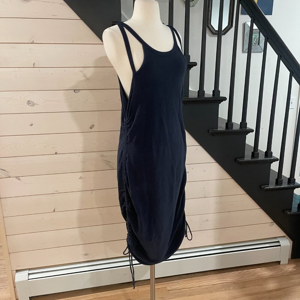 043 Daily Practice by Anthropologie Mini Dress Navy NWOT/Size Large - Picture 9 of 11